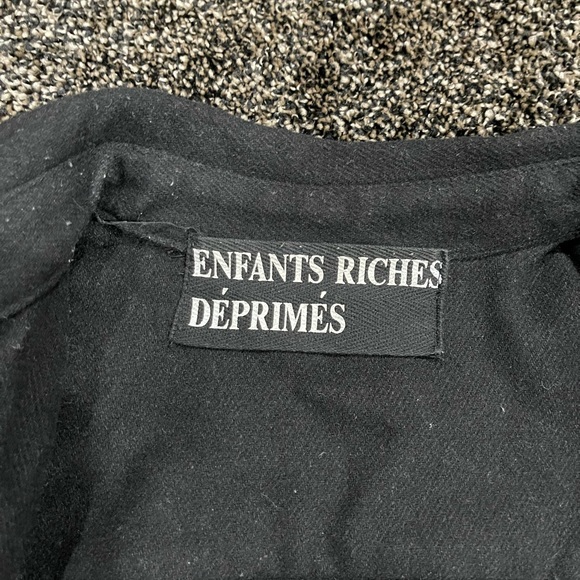 Enfants Riches Deprimes FW17 Asian Women Patch Thick Wool Shirt - Picture 9 of 12